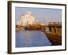 Dhow in Front of the Museum of Islamic Art, Doha, Qatar, Middle East-Gavin Hellier-Framed Photographic Print