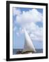 Dhow in the Indian Ocean, Lamu Island, Kenya, East Africa, Africa-Storm Stanley-Framed Photographic Print