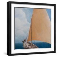 Dhow, Kilifi, 2012-Lincoln Seligman-Framed Giclee Print