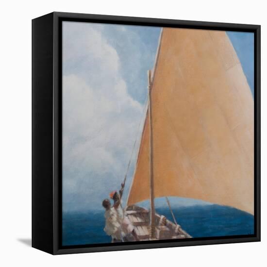 Dhow, Kilifi, 2012-Lincoln Seligman-Framed Stretched Canvas