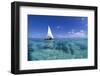 Dhow on Clear Seas-Paul Souders-Framed Photographic Print