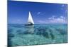 Dhow on Clear Seas-Paul Souders-Mounted Photographic Print