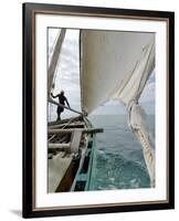 Dhow, Pangani, Near Tanga, Tanzania, East Africa, Africa-Groenendijk Peter-Framed Photographic Print