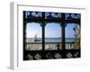 Dhow Through Window, Zanzibar, Tanzania-Peter Adams-Framed Photographic Print