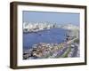 Dhow Wharves, Dubai Creek, Dubai, United Arab Emirates, Middle East-Anthony Waltham-Framed Photographic Print