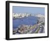 Dhow Wharves, Dubai Creek, Dubai, United Arab Emirates, Middle East-Anthony Waltham-Framed Photographic Print