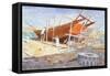 Dhow Yard, Sur, 1992-Lucy Willis-Framed Stretched Canvas