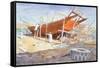 Dhow Yard, Sur, 1992-Lucy Willis-Framed Stretched Canvas