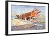 Dhow Yard, Sur, 1992-Lucy Willis-Framed Giclee Print