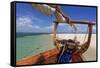 Dhow, Zanzibar, Tanzania, East Africa, Africa-Vincenzo Lombardo-Framed Stretched Canvas