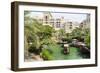 Dhows Cruise around the Madinat Jumeirah Hotel, Dubai, United Arab Emirates, Middle East-Amanda Hall-Framed Photographic Print