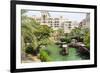 Dhows Cruise around the Madinat Jumeirah Hotel, Dubai, United Arab Emirates, Middle East-Amanda Hall-Framed Photographic Print