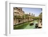 Dhows Cruise around the Madinat Jumeirah Hotel, Dubai, United Arab Emirates, Middle East-Amanda Hall-Framed Photographic Print