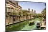 Dhows Cruise around the Madinat Jumeirah Hotel, Dubai, United Arab Emirates, Middle East-Amanda Hall-Mounted Photographic Print