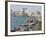 Dhows Moored for Unloading Alongside Deira Wharves, Dubai Creek, Dubai, Uae, Middle East-Waltham Tony-Framed Photographic Print