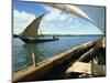 Dhows on River, Lamu, Kenya, East Africa, Africa-Tom Ang-Mounted Photographic Print