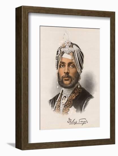 Dhuleep Singh Briefly the Sikh Maharaja of Lahore-null-Framed Photographic Print
