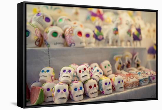 Dia De Los Muertos (Day of the Dead) Souvenirs, San Miguel De Allende, Guanajuato-Ben Pipe-Framed Stretched Canvas