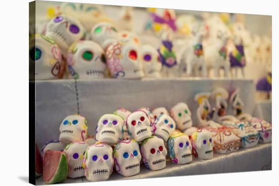 Dia De Los Muertos (Day of the Dead) Souvenirs, San Miguel De Allende, Guanajuato-Ben Pipe-Stretched Canvas