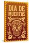 Dia De Muertos - Mexican Day of the Death Spanish Text Vector Decoration - Lettering-Julio Aldana-Stretched Canvas
