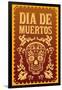Dia De Muertos - Mexican Day of the Death Spanish Text Vector Decoration - Lettering-Julio Aldana-Framed Art Print