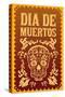 Dia De Muertos - Mexican Day of the Death Spanish Text Vector Decoration - Lettering-Julio Aldana-Stretched Canvas