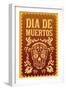 Dia De Muertos - Mexican Day of the Death Spanish Text Vector Decoration - Lettering-Julio Aldana-Framed Art Print