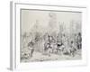 Dia De Reyes in Havana, Cuba 19th Century Engraving-Frederick George Cotman-Framed Giclee Print