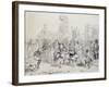 Dia De Reyes in Havana, Cuba 19th Century Engraving-Frederick George Cotman-Framed Giclee Print