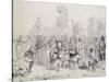 Dia De Reyes in Havana, Cuba 19th Century Engraving-Frederick George Cotman-Stretched Canvas