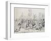 Dia De Reyes in Havana, Cuba 19th Century Engraving-Frederick George Cotman-Framed Giclee Print