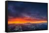 Diablo Awakens, Epic San Francisco Bay Area Sunrise-Vincent James-Framed Stretched Canvas