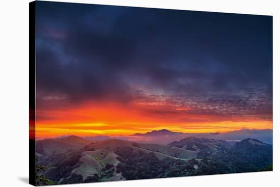 Diablo Awakens, Epic San Francisco Bay Area Sunrise-Vincent James-Stretched Canvas