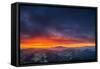 Diablo Awakens, Epic San Francisco Bay Area Sunrise-Vincent James-Framed Stretched Canvas