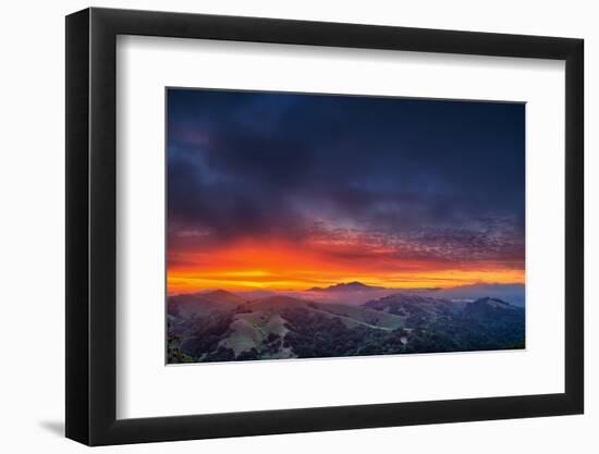 Diablo Awakens, Epic San Francisco Bay Area Sunrise-Vincent James-Framed Photographic Print