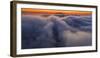 Diablo Red Sun Rising - Classic Epic Sunrise Mount Diablo San Francisco East Bay-Vincent James-Framed Photographic Print