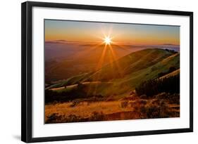 Diablo Summer Sunset-Vincent James-Framed Photographic Print