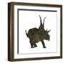 Diabloceratops, a Herbivorous Dinosaur from the Cretaceous Period-null-Framed Art Print