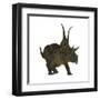 Diabloceratops, a Herbivorous Dinosaur from the Cretaceous Period-null-Framed Art Print