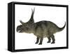 Diabloceratops Dinosaur-Stocktrek Images-Framed Stretched Canvas