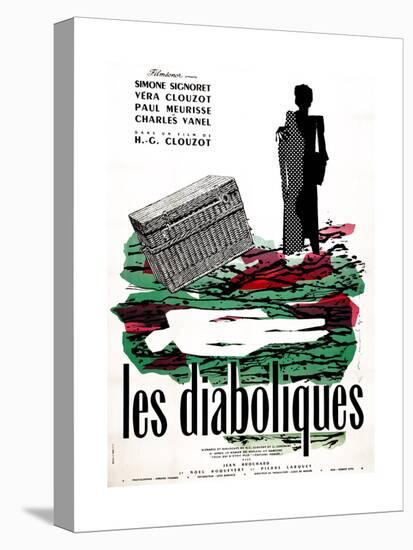 Diabolique, (AKA Les Diaboliques), Dutch Poster, 1955-null-Stretched Canvas