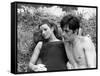 Diaboliquement votre Diabolically Yours by Julien Duvivier with Senta Berger and Alain Delon., 1967-null-Framed Stretched Canvas