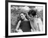 Diaboliquement votre Diabolically Yours by Julien Duvivier with Senta Berger and Alain Delon., 1967-null-Framed Photo