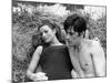 Diaboliquement votre Diabolically Yours by Julien Duvivier with Senta Berger and Alain Delon., 1967-null-Mounted Photo
