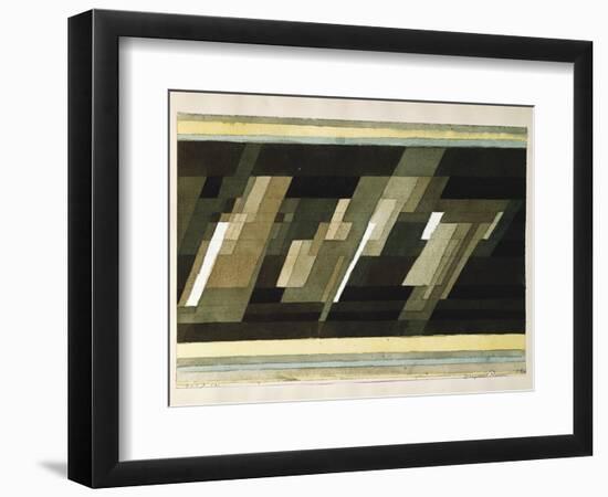 Diagonal-Medien, 1922-Paul Klee-Framed Giclee Print