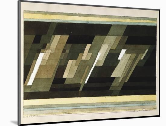 Diagonal-Medien, 1922-Paul Klee-Mounted Giclee Print