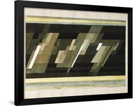 Diagonal-Medien-Paul Klee-Framed Giclee Print