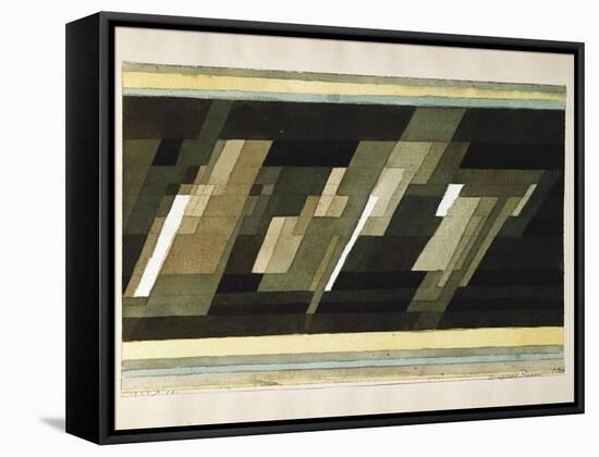 Diagonal-Medien-Paul Klee-Framed Stretched Canvas