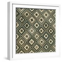 Diagonal Squares-Kathrine Lovell-Framed Art Print