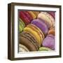 Diagonales de Macarons-Béatrice Hallier-Framed Art Print